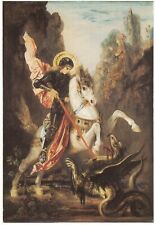 Art Postcard Gustave Moreau Saint George and the Dragon The National Gallery picture