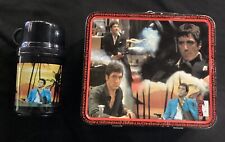 2004 Universal Studios Scarface Tony Montana Lunch Box & Thermos RARE picture
