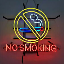 No Smoking Neon Sign Light Beer Bar Pub Wall Hanging Handcraft Artwork 19