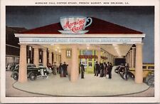 NEW ORLEANS, LOUISIANA ~ Morning Call Coffee Stand c.1930's Postcard picture