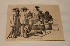 1885 magazine engraving ~ GERMAN TRADERS IN AFRICA picture