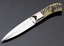 Custom Handmade Bob Loveless Style Sub Hilt D2 Steel Hunting Knife | Ram Horn picture