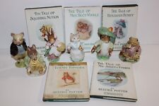 6 Beatrix Potter Figurines Beswick + 5 Books Hardback F. Warne & Co Lot, Pigling picture