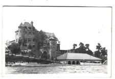 RPPC Dark Island Singer Castle Thousand Islands NY Church Real Photo Postcard picture