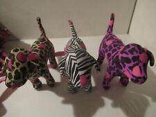 VICTORIA'S SECRET LOT OF THREE 3  DOGS  SET NEW LEOPARD MULTIPLES AVAILABLE picture