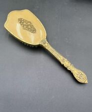 Vintage Gold Tone Vanity Hair Brush Gilded Decorative picture