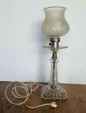 Vintage Hobnail Boudoir Lamp Table Accent Lamp 14 1/2