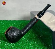 New Stanwell Revival Brushed Black Apple Pipe Silver Band Limited Release Line picture