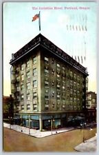 The Cornelius Hotel Portland Oregon Postcard Stamped Postmarked 1915 picture