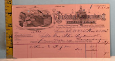 1884 The Goulds Manufacturing Co Iron Metal Pumps Invoice picture