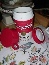 Old Vintage Campbell's Soup Thermos Can-Tainer 1998 Kitchen Tool Collectible picture