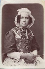 France, Arlesienne in typical costume, vintage print, ca.1890 vintage print  picture