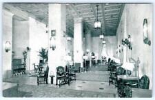 1930's LOUNGE JACKSONVILLE FLORIDA HOTEL ROOSEVELT ROBERT MEYER POSTCARD picture