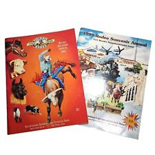 Vintage 1990s Fort Worth Stock Show Rodeo Souvenir Annuals 1992 1999 Texas picture