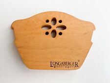 Longaberger WoodCrafts Bread Cracker Basket Divider EUC Solid Wood Retired picture