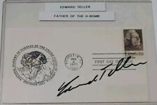 1979 EDWARD TELLER FIRST DAY COVER SIGNED Autograph Father Of The Hydrogen Bomb picture