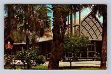 Sanibel Island FL-Florida, St Michaels Episcopal Church Vintage c1972 Postcard picture