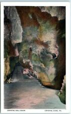Postcard - Crystal Ball Room - Crystal Cave, Pennsylvania picture