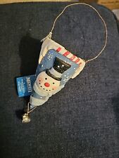 Snowman Ornament By Greg Guedel Retired Piece Super Rare picture
