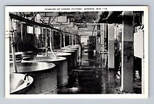 Monroe WI-Wisconsin, Interior of Cheese Factory, Antique Vintage Postcard picture