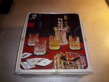 Nachtmann Bleikristal Crystal 7 Piece Whiskey Decanter & Tumblers Set brand new picture
