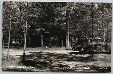 CAMP MANA-PINE Wellston MI Michigan EKC Real Photo Old Vintage RPPC Postcard C1 picture