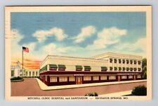 Excelsior Springs MO-Missouri, Mitchell Clinic Hospital, c1948 Vintage Postcard picture