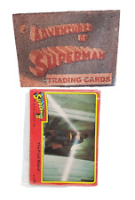 Superman Two 1980 Trading Cards Original Unknown Store Package picture