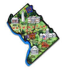 Washington, D.C. Artwood State Magnet Souvenir by Classic Magnets picture