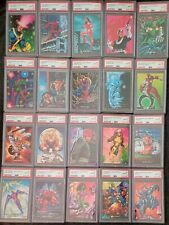1992 Marvel Masterpieces PSA 8 Lot of 20 Cards. Near Mint-Mint Excellent Cards picture