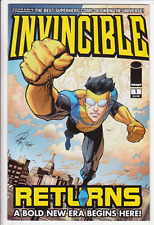 Invincible Returns #1 Image Comics 2010 VF- 7.5 Cover B Larsen Variant picture