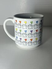 VTG Sandra Boynton Coffee Tea Mug Cats w/Balloons Rainbow Pride  picture