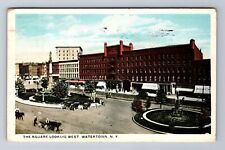 Watertown NY-New York, the Square Looking West, c1923 Antique Vintage Postcard picture