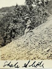 2i Photograph Action Shot Boy Running Down Shale Slide Wheeler Springs CA 1924 picture