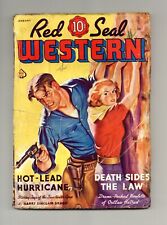 Red Seal Western Pulp Aug 1937 Vol. 5 #3 GD picture