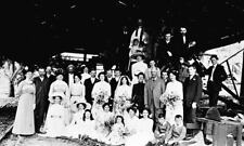 Longwarry District, Victoria, 1911 Wedding group inside the Bunyip Ri Old Photo picture