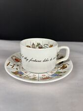 Vintage The Taltos Fortune Telling Teacup & Sauser Jon Anton Ironstone England picture