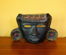 African Tribe Hand Carved Stone Face Mask ~ Stunning picture