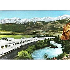 Vintage California Zephyr Train Postcard Scenic Vista Dome Cars Unused picture