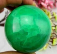 60MM Glow In The Dark Stone crystal Fluorite sphere ball +Free stand picture
