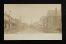 RPPC 1900s Washington St. Fleetwood PA Berks Co Pennsylvania picture