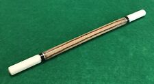 1 PC MAGICIANS WAND-MINI SIZE-ZEBRAWOOD BODY/WHITE TIPS picture