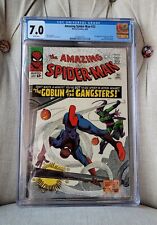 Amazing Spider-man 23 CGC 7.0 ❄️ WHITE Pages ❄️ 1965 - 3rd App Of Green Goblin picture
