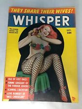 Vintage Whisper Magazine September 1952 Peter Driben Cover picture