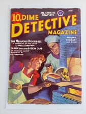 Dime Detective Pulp Magazine June 1943 Skull Bakery Cover picture