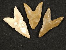 Lot of THREE Ancient Tidikelt Arrowheads 7.09 picture