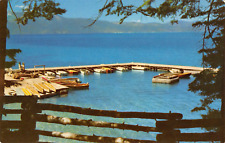 Zephyr Point Pier Synod of CA LAKE TAHOE Presbyterian Church c1950s Postcard picture