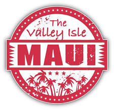 Maui Hawaii Island Grunge Travel Stamp Car Bumper Sticker Decal 5