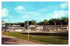 Bismarck ND North Dakota Colonial Motel Street View Chrome Postcard picture