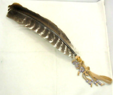 Native American Prayer Feather, Cherokee Prayer Feather, Turkey Feather, COA 672 picture
